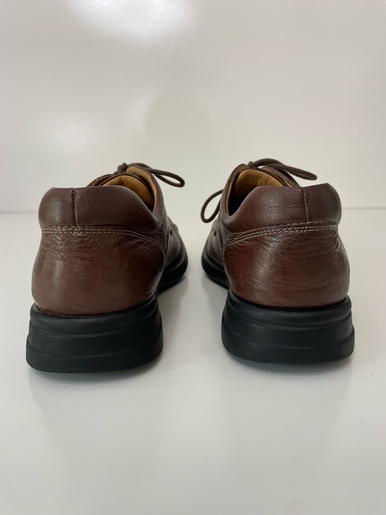 Johnston & Murphy Men\'s Brown Leather Bicycle Toe Oxford Casual Shoes, size 10 main image 10